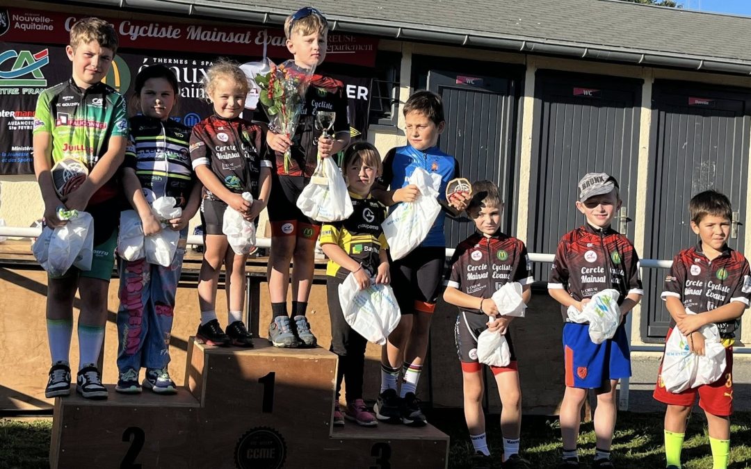 UFOLEP: cyclo cross de Crocq – Nos jeunes à l’honneur